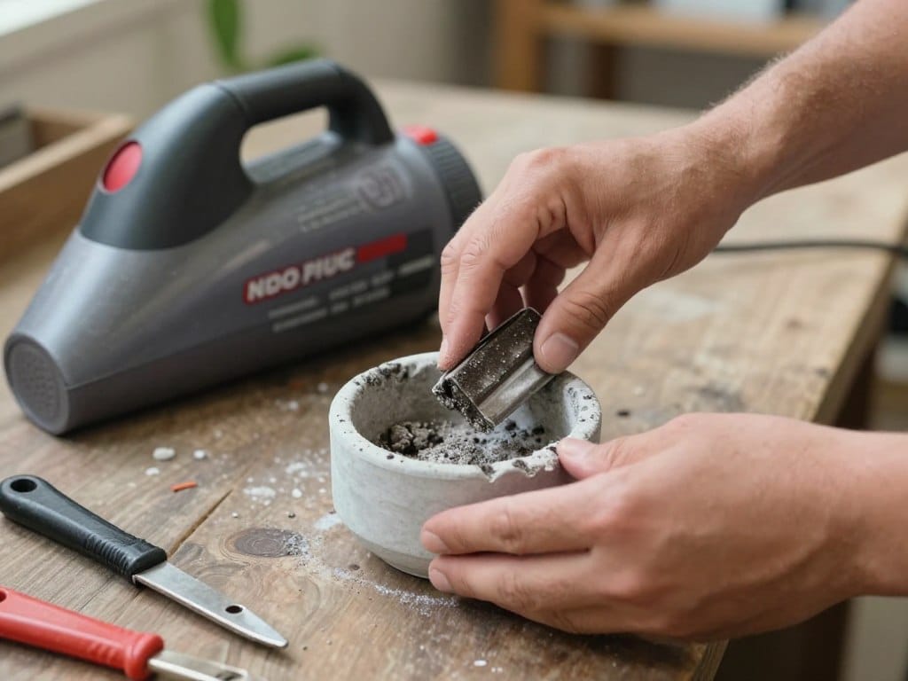 Cleaning pellet grill ash and grease collection system Cleaning pellet grill ash and grease collection system