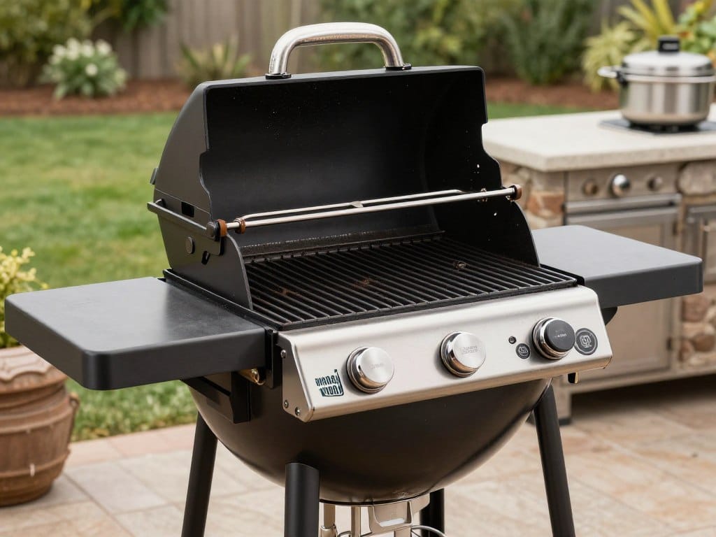 Weber Master-Touch charcoal grill with Gourmet BBQ System Weber Master-Touch charcoal grill with Gourmet BBQ System