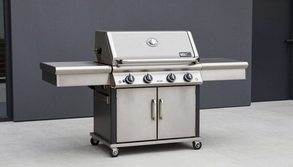 weber spirit ep-435 with side burner and digital display