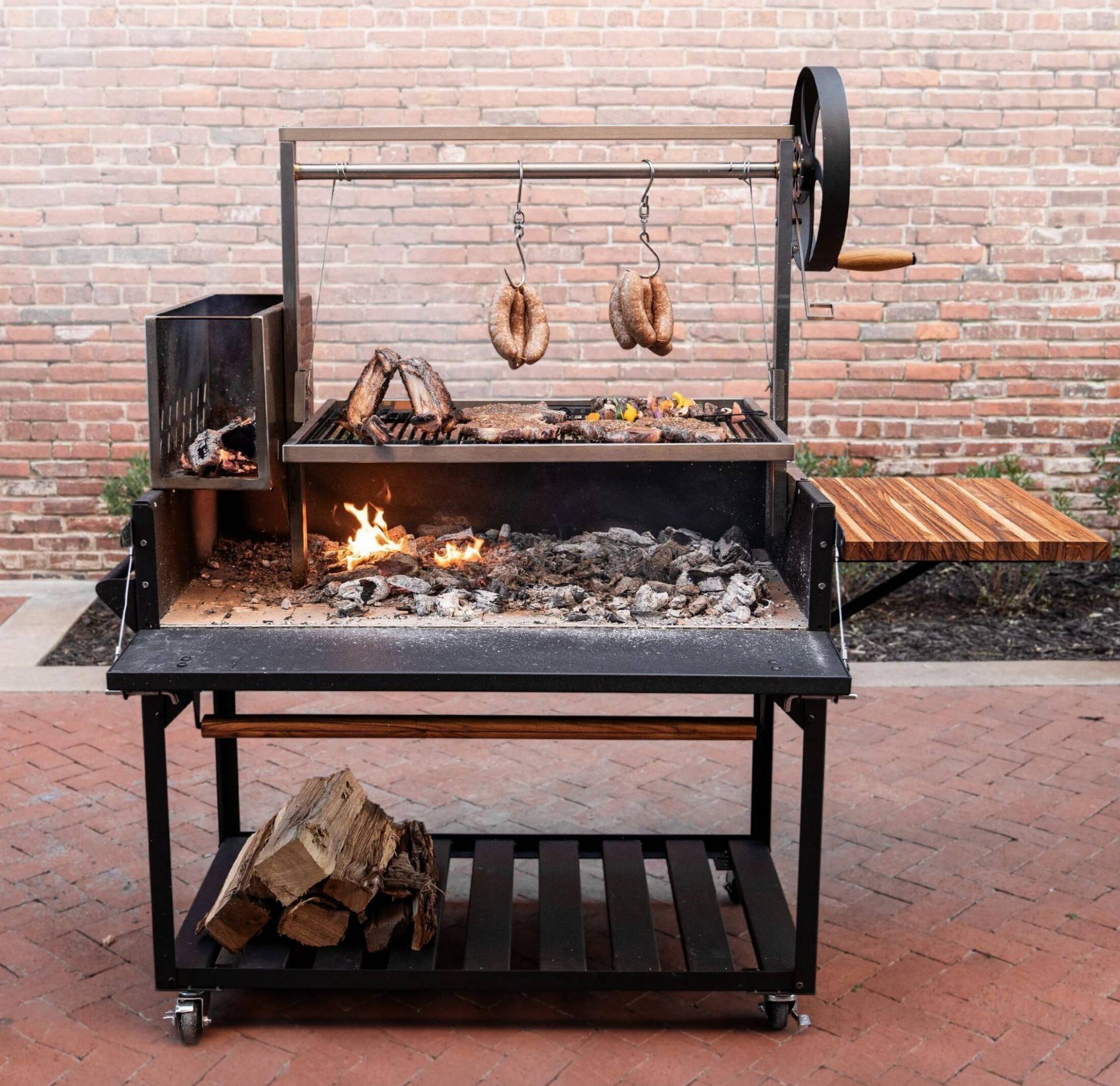 Review of the Argentine Santa Maria Grill: Wood Fire BBQ