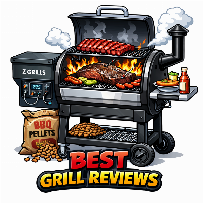 Z GRILLS 2026 Upgrade 8-in-1 Electric Wood Pellet Grill & Smoker
