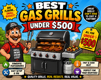 Top Gas Grills Priced Below $500