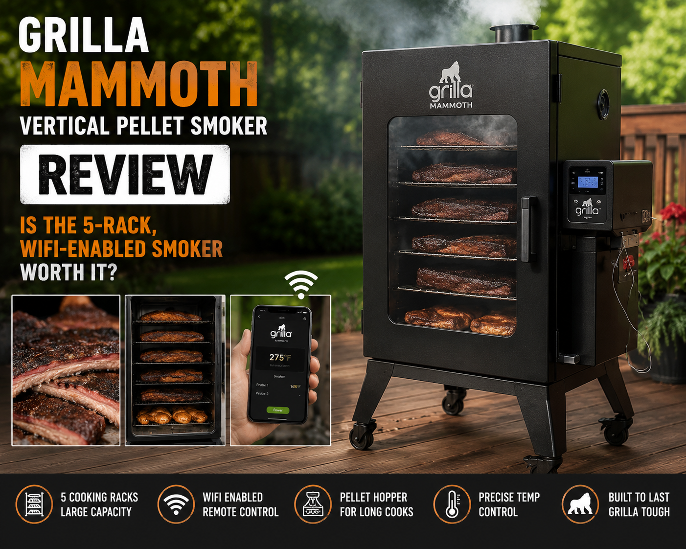 Grilla Mammoth Vertical Smoker Review: Worth It?