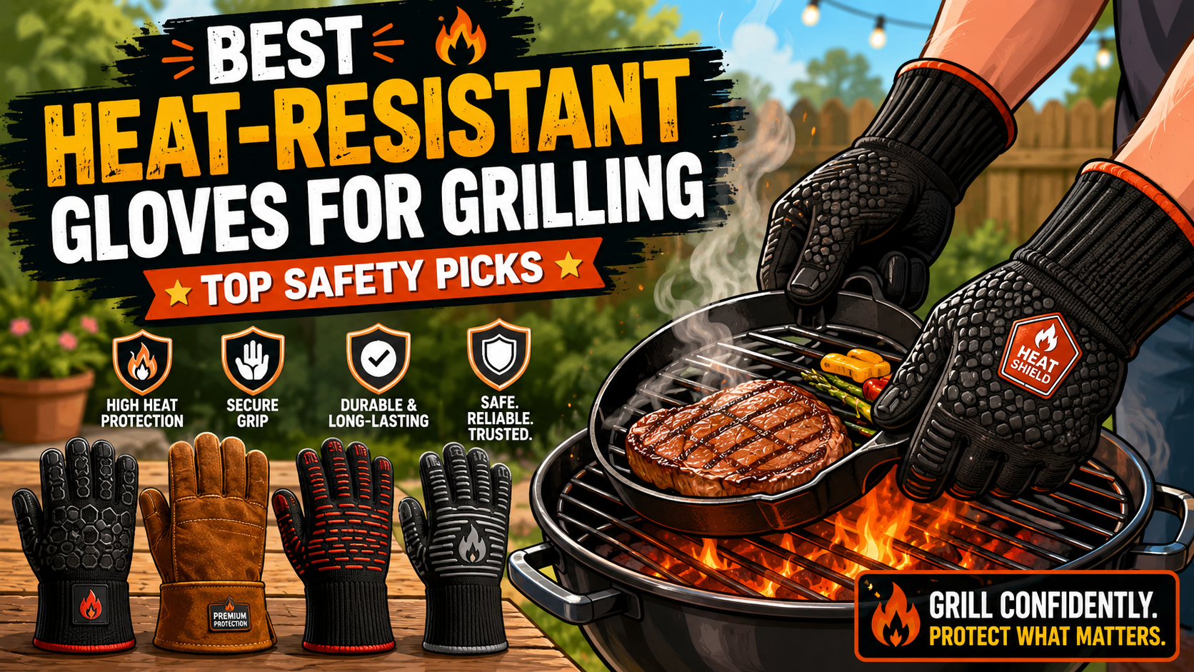 Best Heat-Resistant Gloves for Grilling: Top Safety Picks