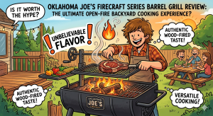 Oklahoma Joe’s Firecraft Series Barrel Grill Review: The Ultimate Open-Fire Backyard Cooking Experience?