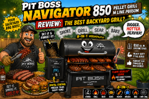 Pit Boss Navigator 850 Pellet Grill M Line PB850M Review: The Best Backyard Grill?
