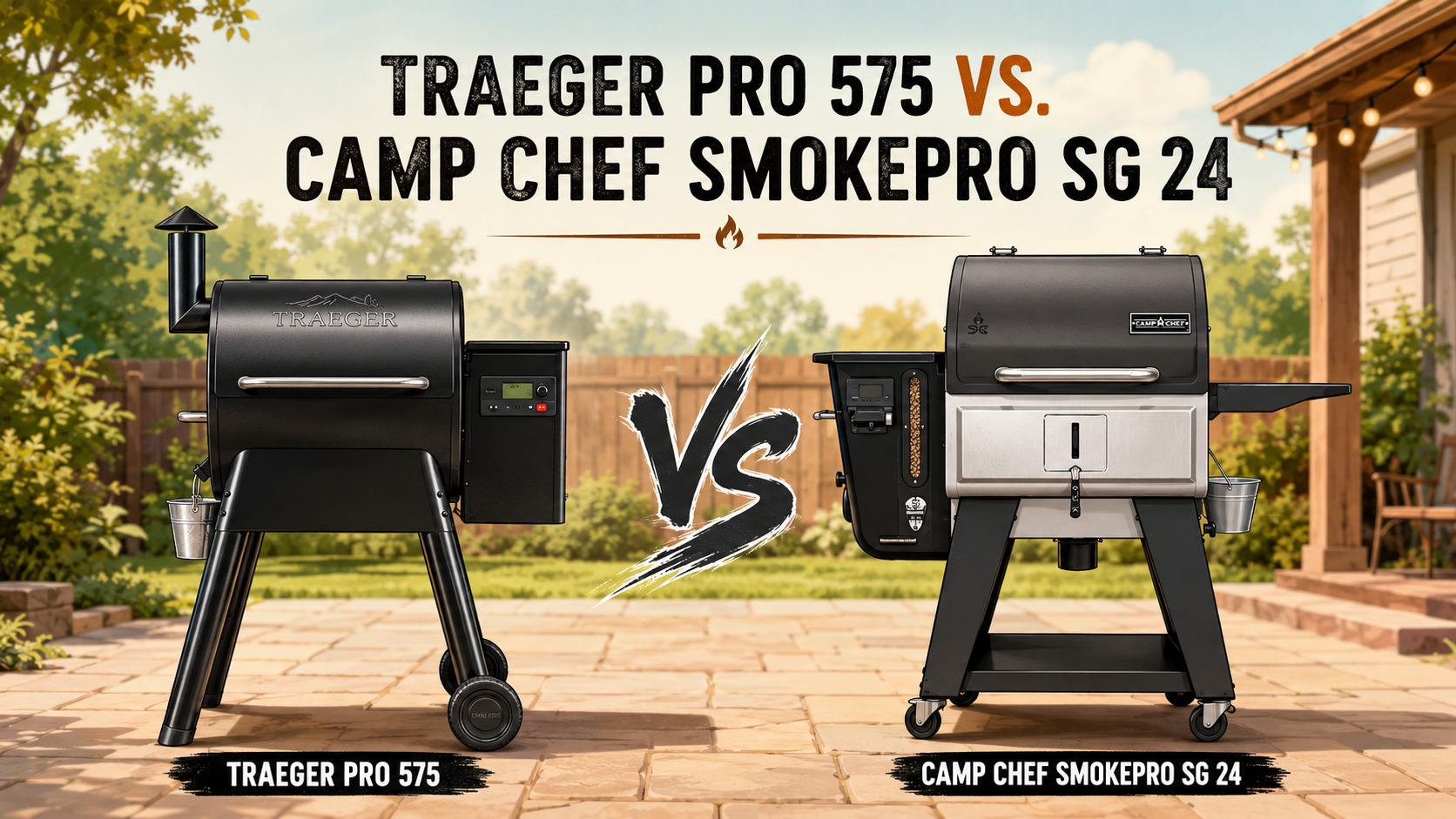 Traeger Pro 575 vs. Camp Chef SmokePro SG 24