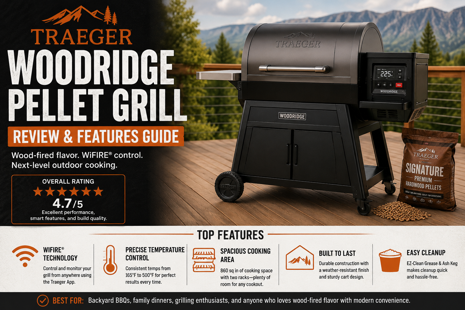 ð¥ Traeger Woodridge Pellet Grill