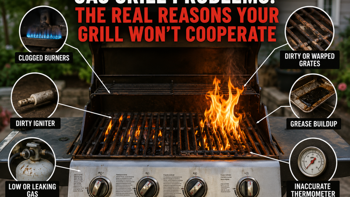 Gas Grill Problems: The Real Reasons Your Grill Won’t Cooperate