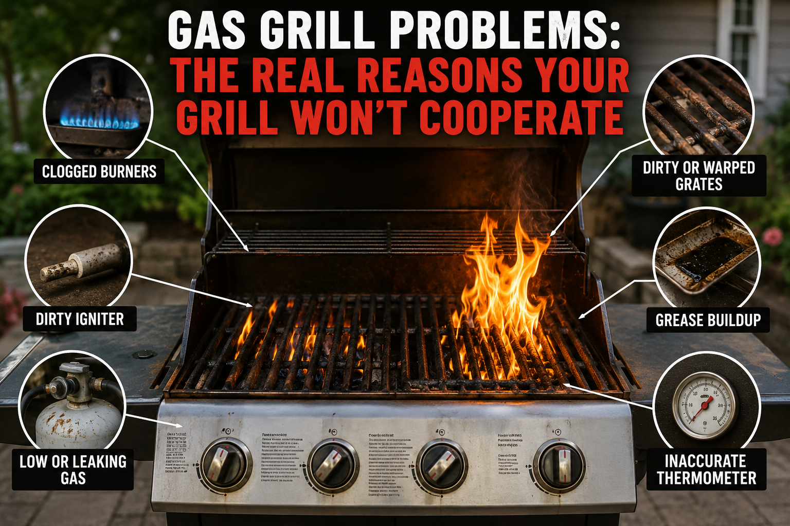 Gas Grill Problems: The Real Reasons Your Grill Won't Cooperate