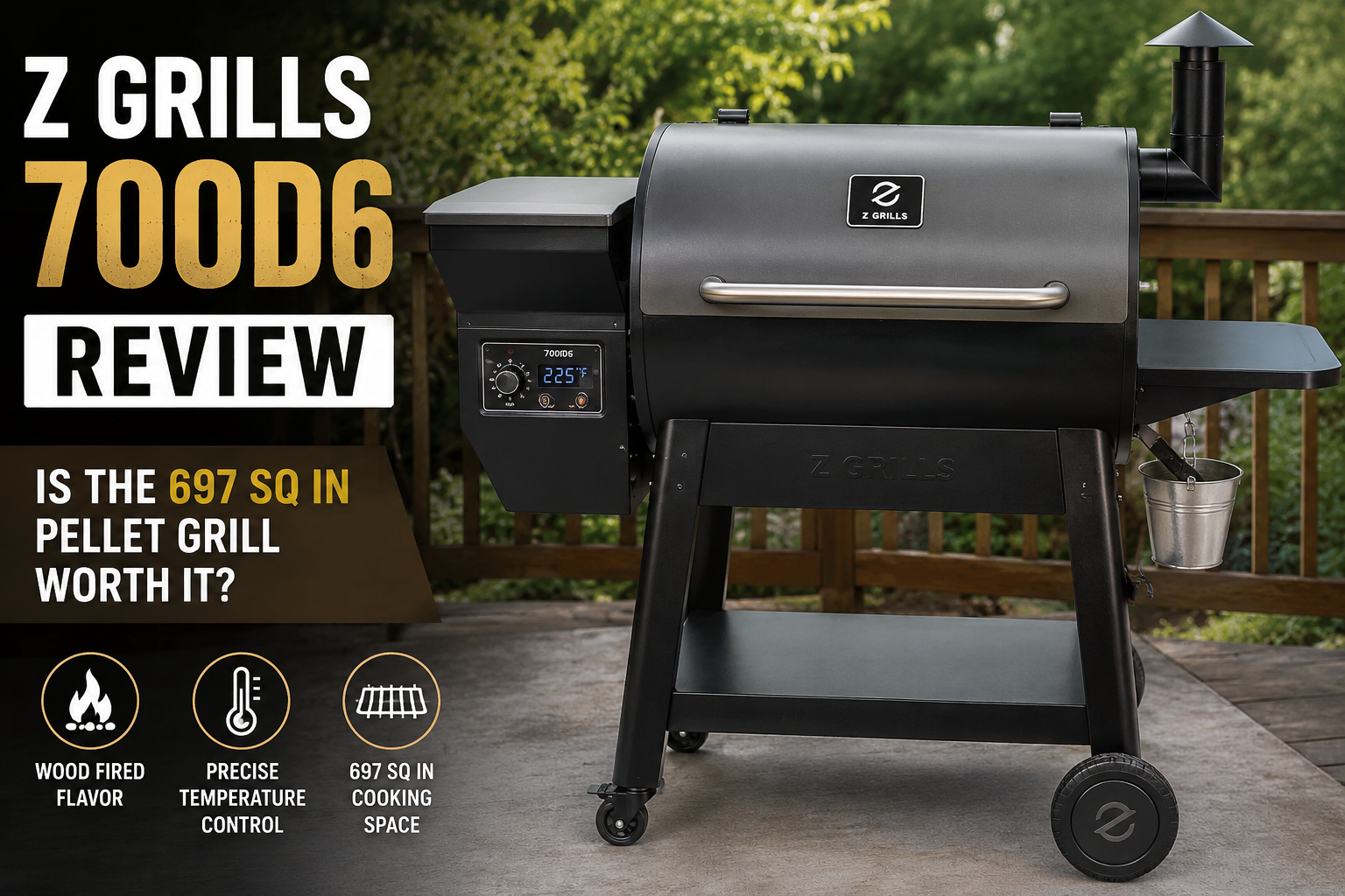 Z Grills 700D6 Review: Is the 697 Sq In Pellet Grill Worth It?