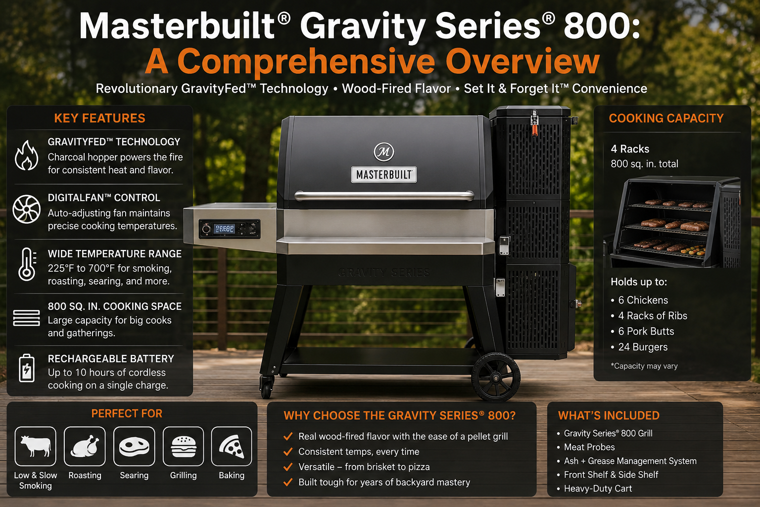 Masterbuilt® Gravity Series® 800: A Comprehensive Overview