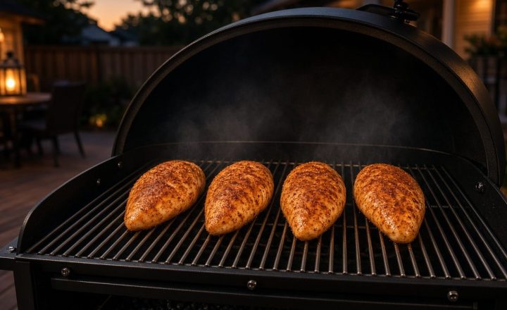 Pellet Grill Chicken Breast Recipe (350°F to 165°F)