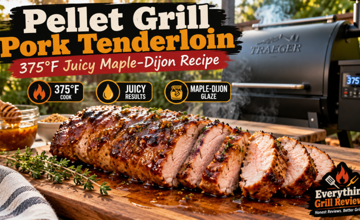 Pellet Grill Pork Tenderloin at 375°F: Juicy Maple-Dijon Recipe