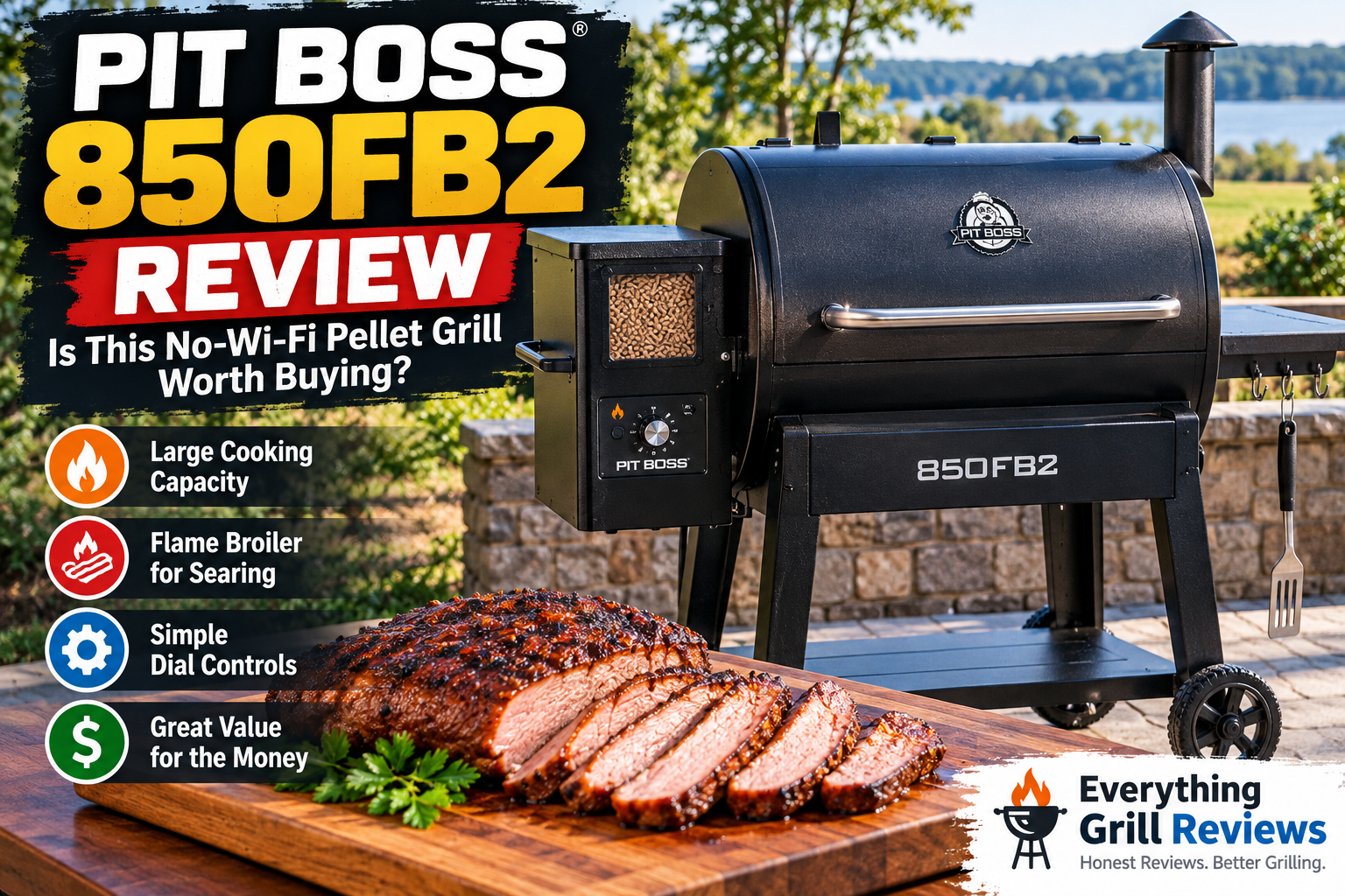 Pit Boss 850FB2 Review: Is This No-Wi-Fi Pellet Grill Worth Buying?