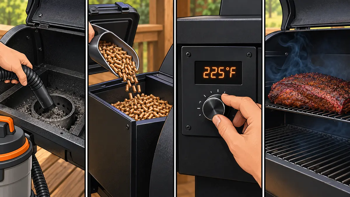 pellet-grill-smoke-flavor-steps