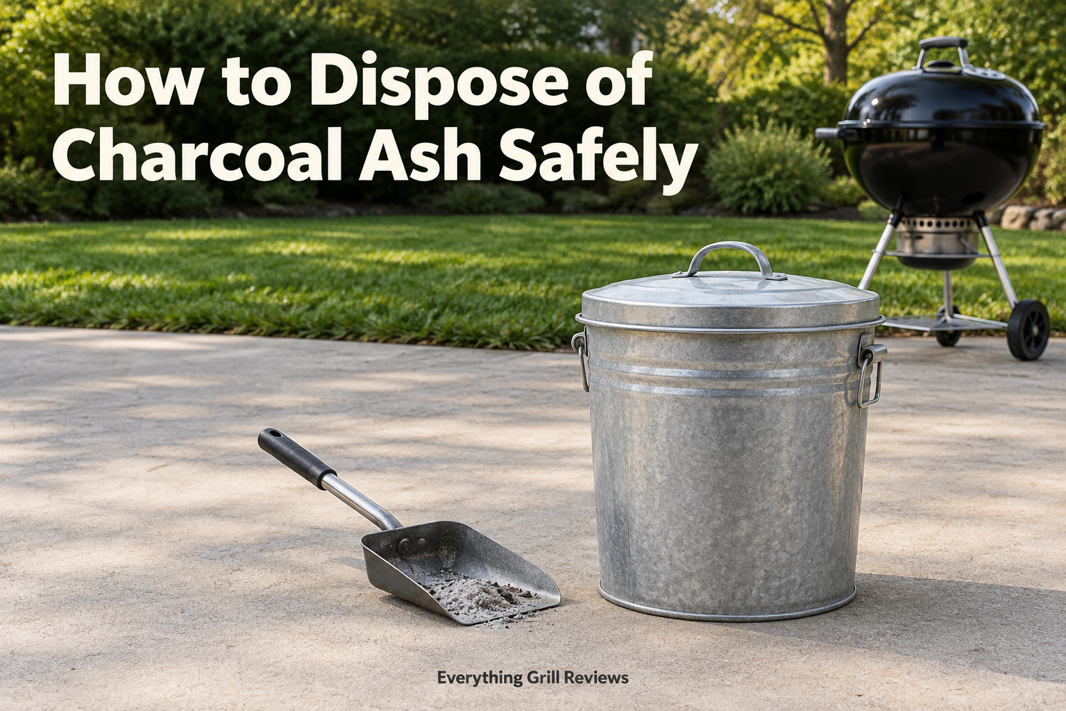How to Dispose of Charcoal Ash Safely