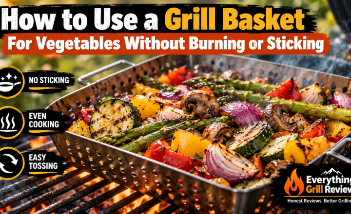 How to Use a Grill Basket for Vegetables Without Burning or Sticking