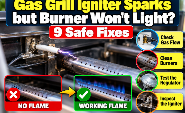 Gas Grill Igniter Sparks but Burner Won’t Light: 9 Safe Fixes