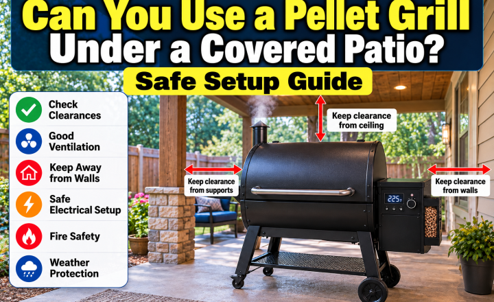 Can You Use a Pellet Grill Under a Covered Patio? Safe Setup Guide